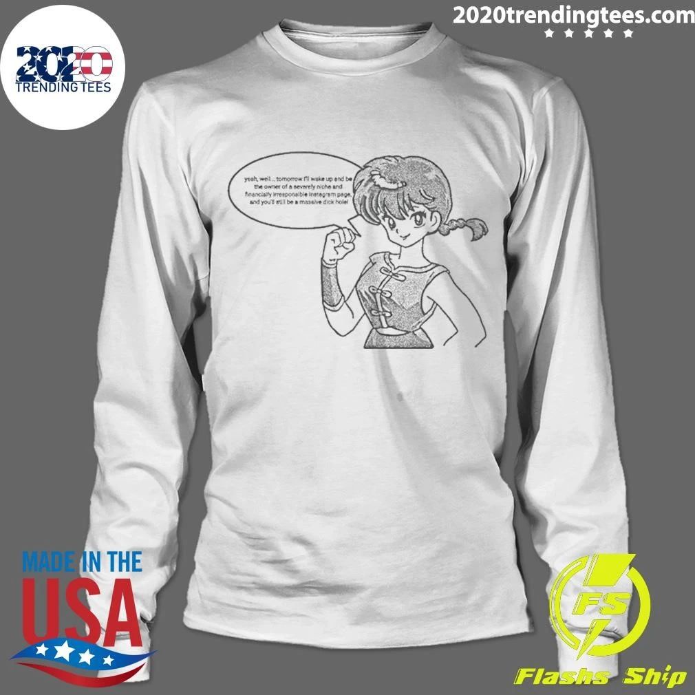 Ranma Saotome Financially Irresponsible Instagram Page Anime Shirt