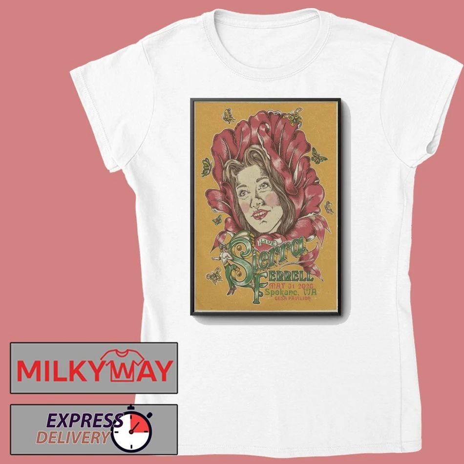 Sierra Ferrell Spokane WA Tour On May 31 2026 Poster shirt