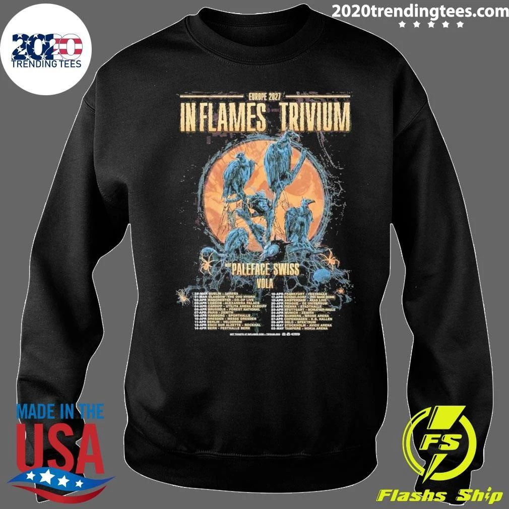 Trivium x In Flames EU Tour 2027 Tour Shirt