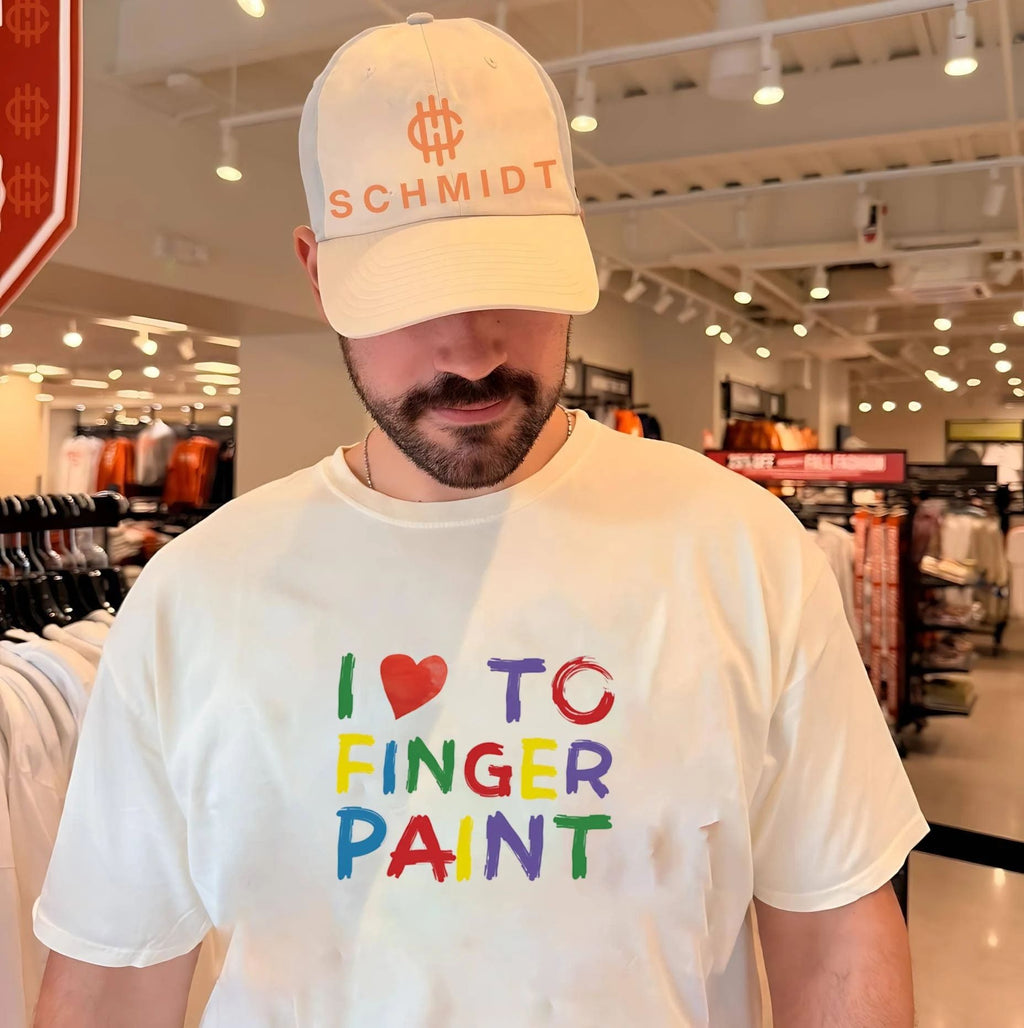 I Heart to Finger Paint full color shirt