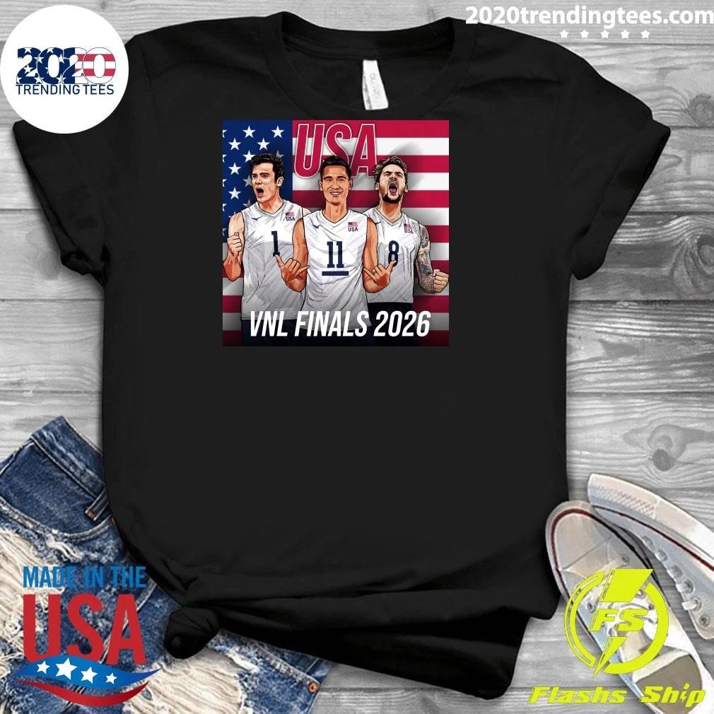 USA Wins Volleyball Nations League 2026 Shirt
