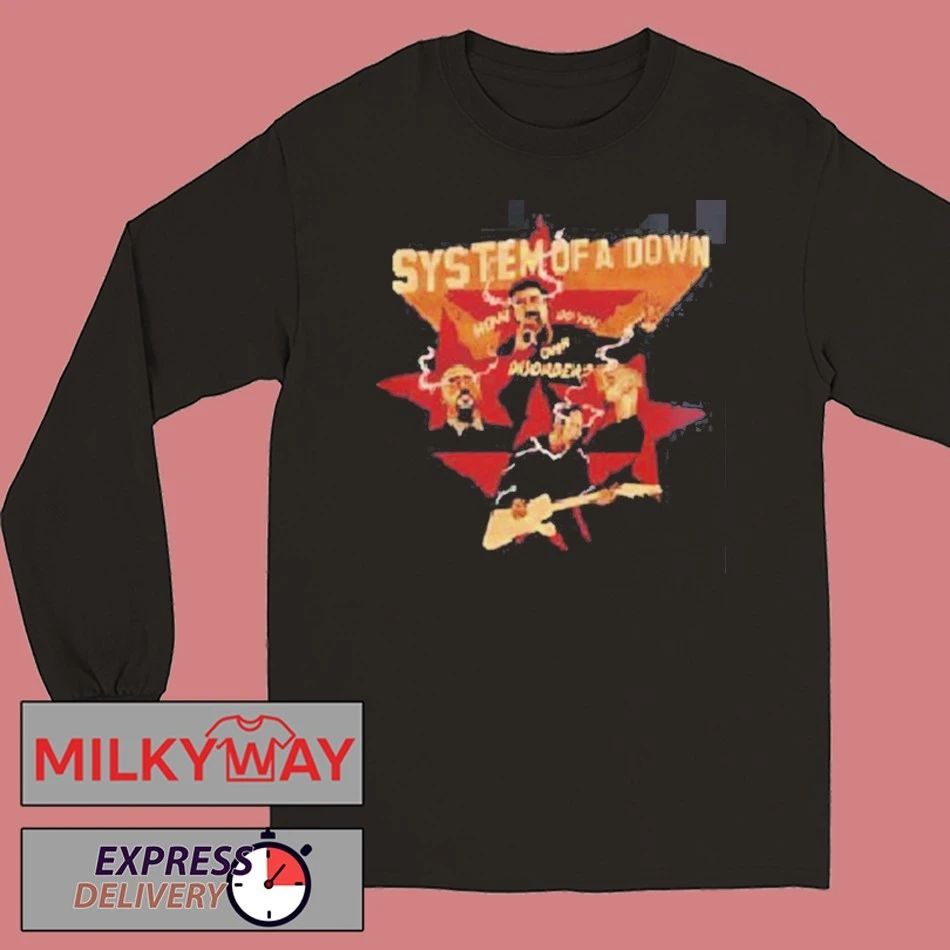 System Of A Down CDMX Mexico 2026 Pop Up Shop Merch Tee At Estadio GNP Seguros On 27 And 28 May 2026 Toxicity Star Graphic T-Shirt