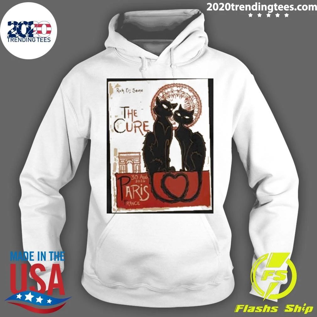 The Cure Merch Paris 2026 Event Shirt