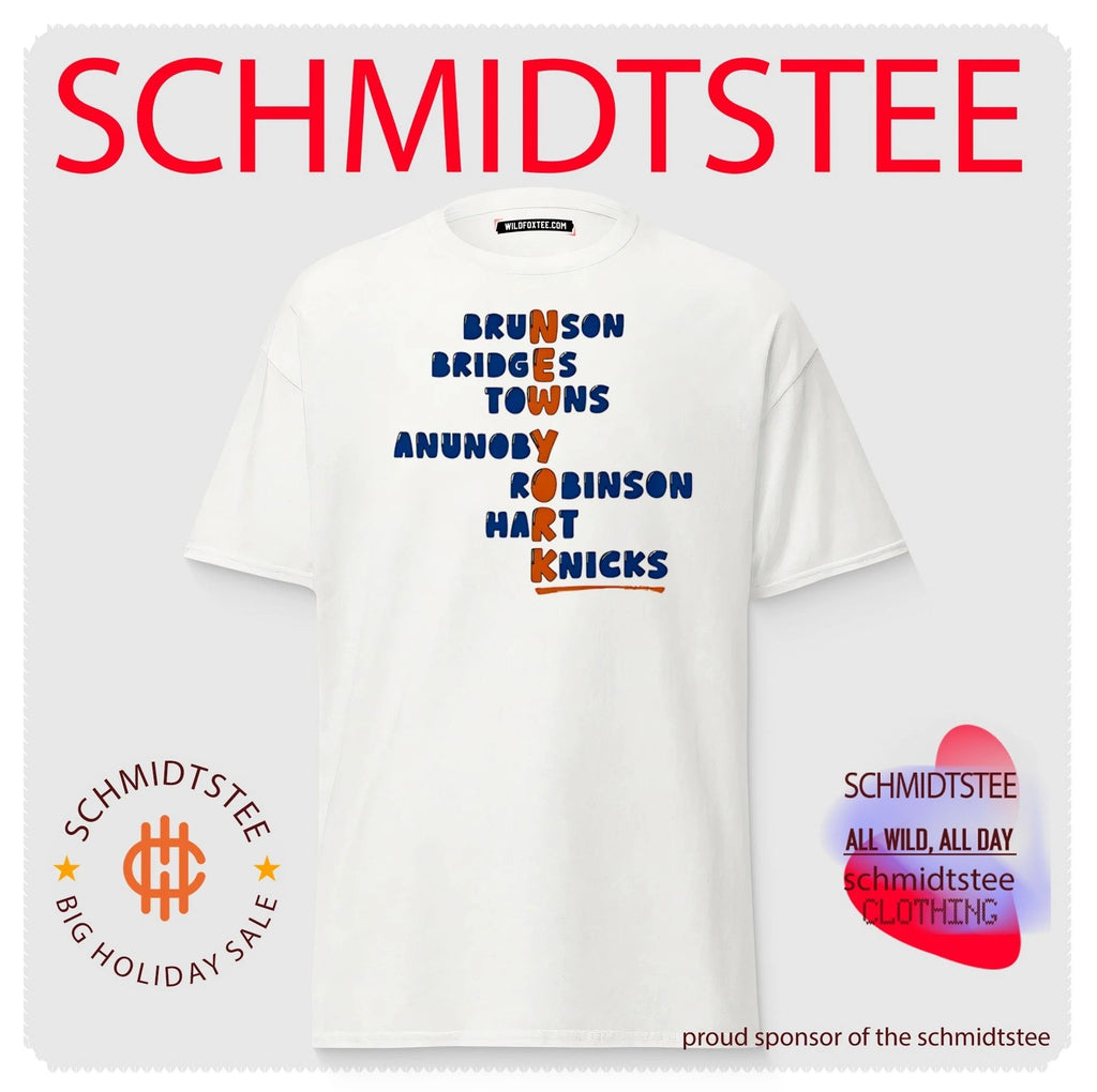 New York Knicks players name as team name shirt
