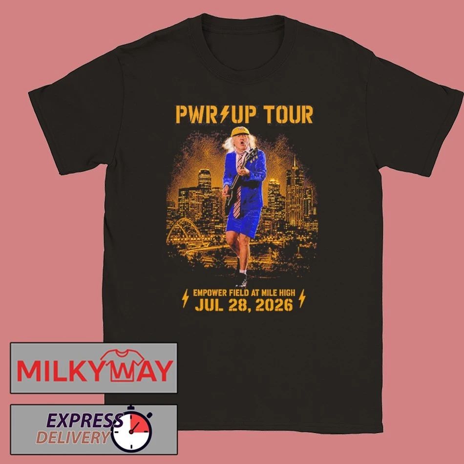 ACDC Power Up Tour 2026 Denver Colorado Show On July 28 2026 At Empower Field At Mile High Shirt