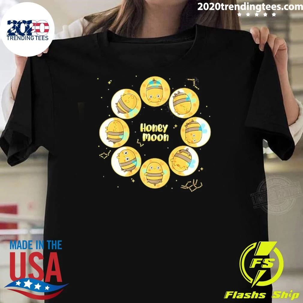 Honey Moon Bee Cute Phases Shirt