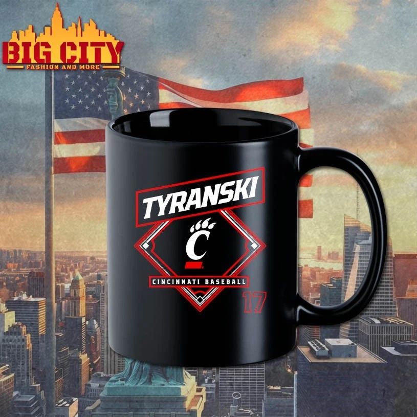 Ryan Tyranski Cincinnati Bearcats Baseball T-shirt