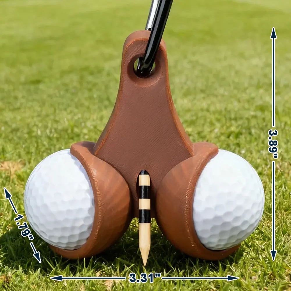 My Lucky Balls If Found Return To This Guy - Personalized 3D Printed Golf Ball Tee Holder