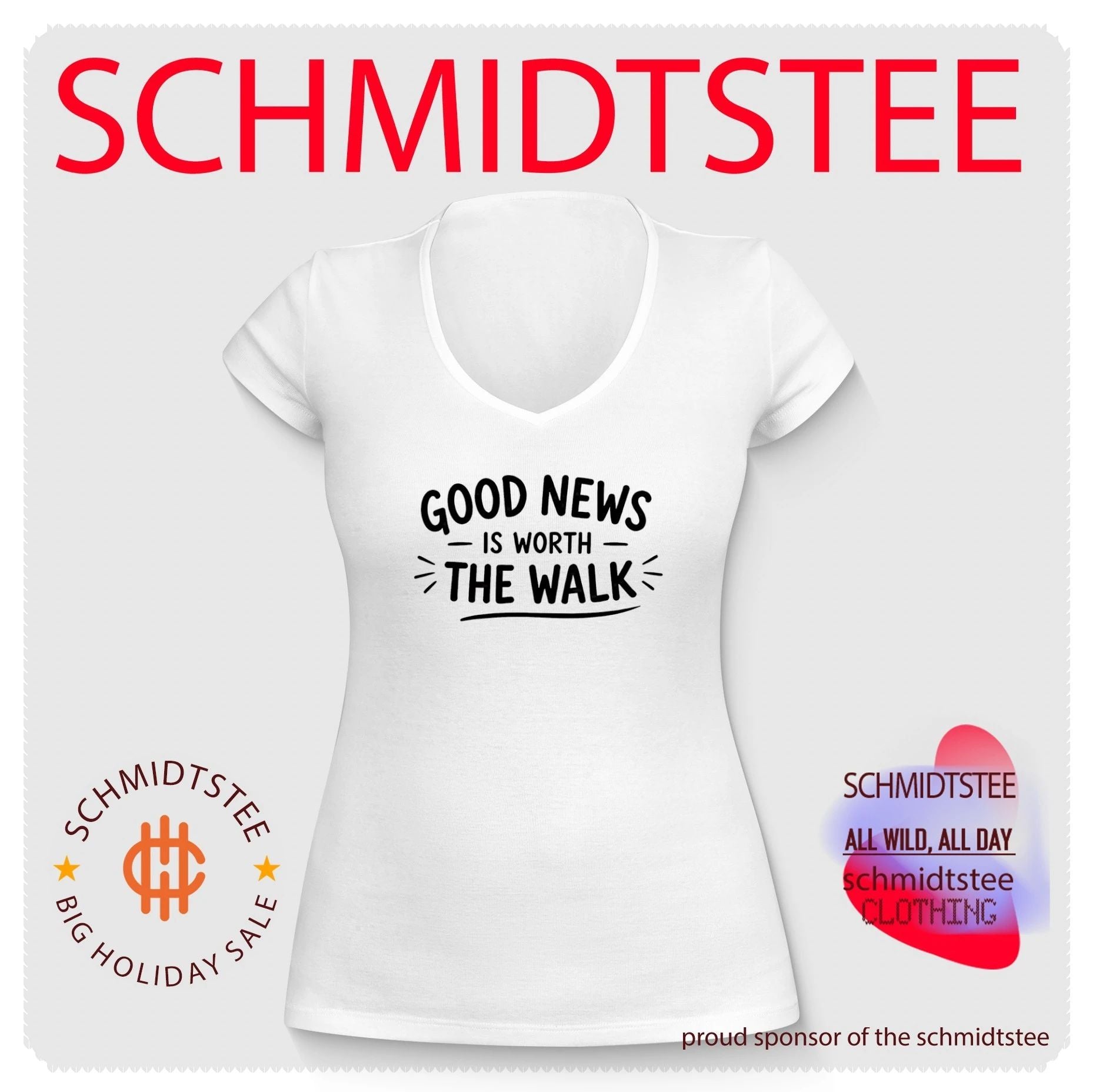 Good news is worth the walk vintage shirt