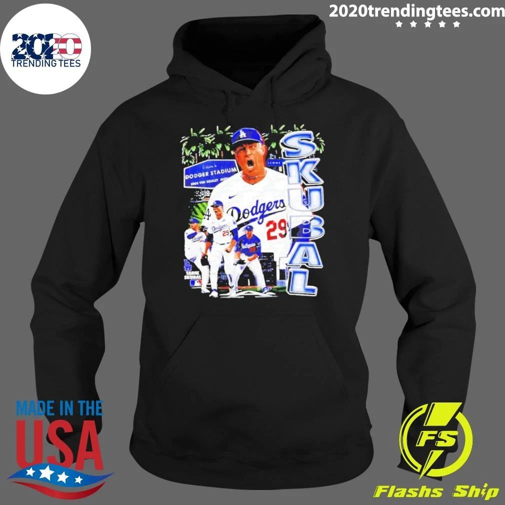 Tarik Skubal Los Angeles Dodgers Baseball Collage Graphic Shirt