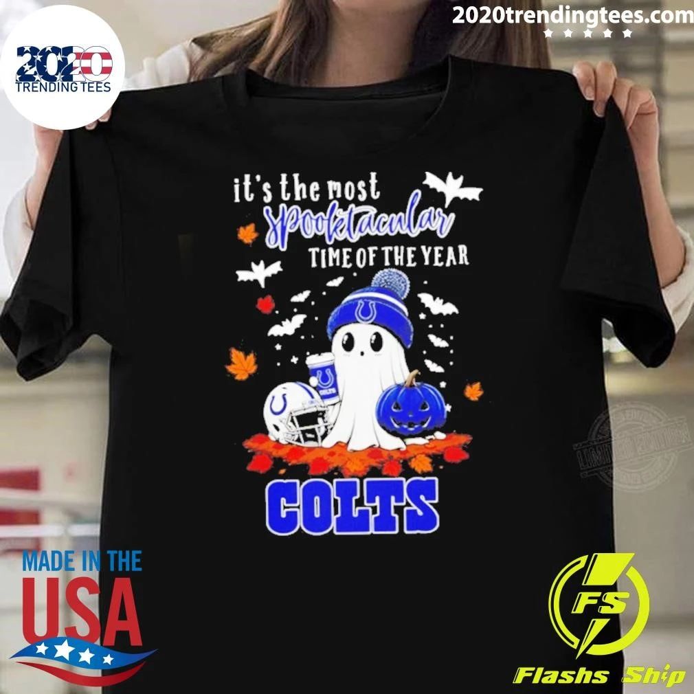Ghost Halloween 2026 Indianapolis Colts It’s The Most Spooktacular Time Of The Year Shirt