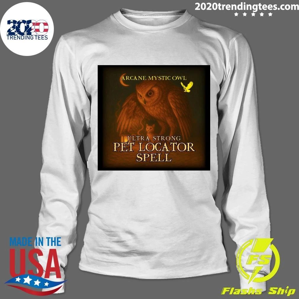 Arcane Mystic Owl Ultra Strong Pet Locator Spell Shirt