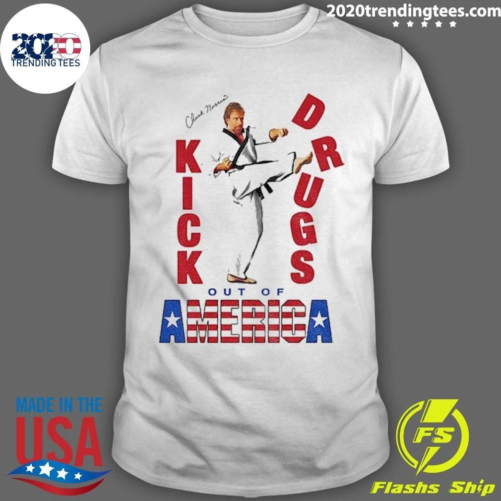 Chuck Norris Kick Drugs Out Of America 2026 Shirt