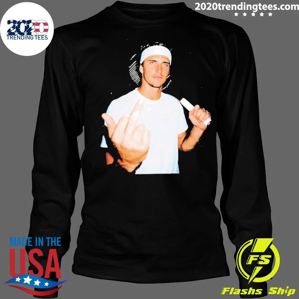 Alexander Zverev 2026 Men’s Singles Tennis Middle Finger Shirt
