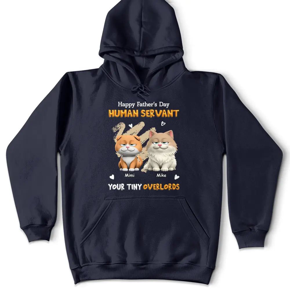 3D Effect Human Servant Your Tiny Overlord - Personalized T Shirt