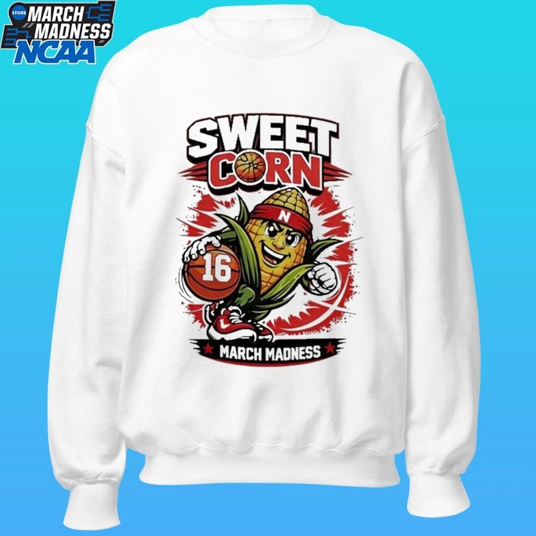 Nebraska Basketball Sweet Corn 16 March Madness Shirt