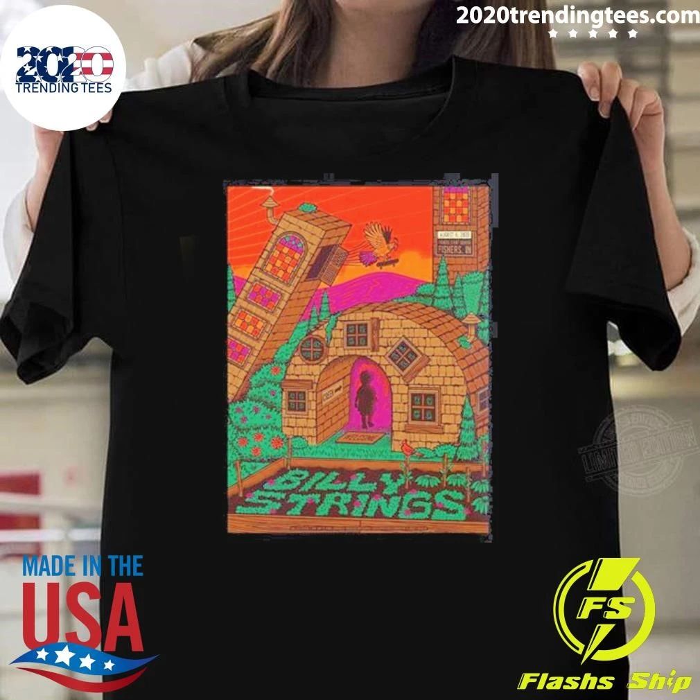 Billy Strings Fishers IN 2026 Night 3 Poster Live At The Fishers Event Center On August 8 2026 Shirt