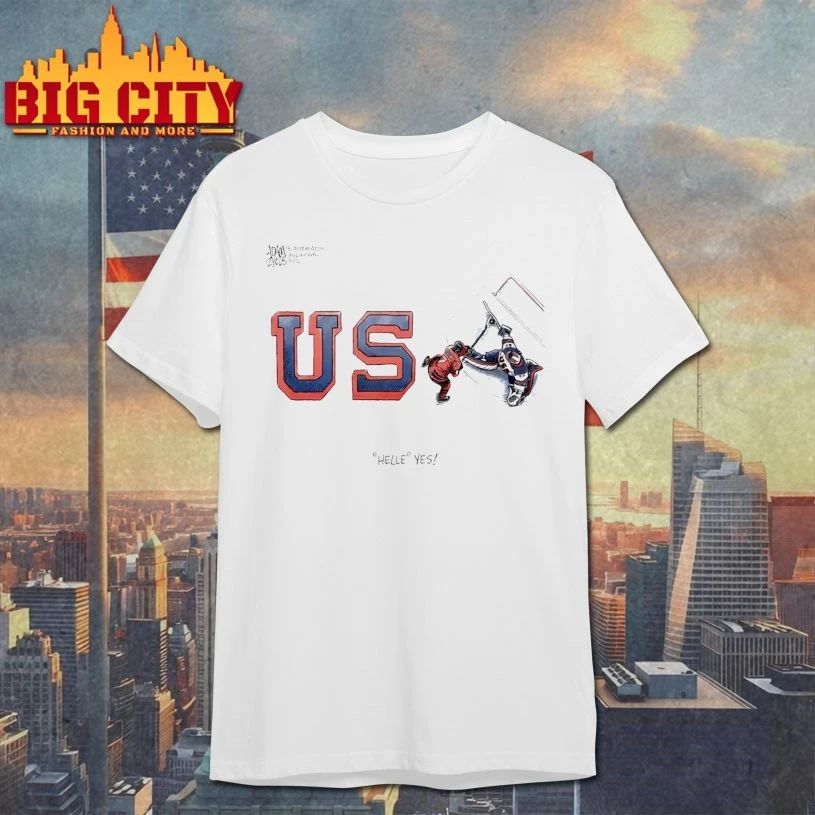 Hellebuyck Heroic As Us Holds Off Canada For Olympic Gold T-shirt