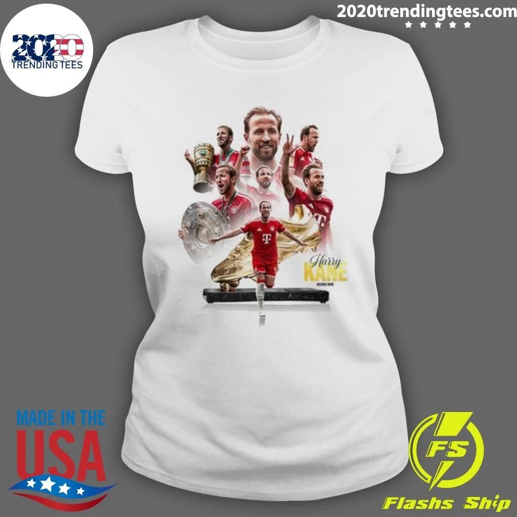 Congrats Harry Kane FC Bayern Munich Golden Shoes Winner 2026 The Best Player In The World Shirt