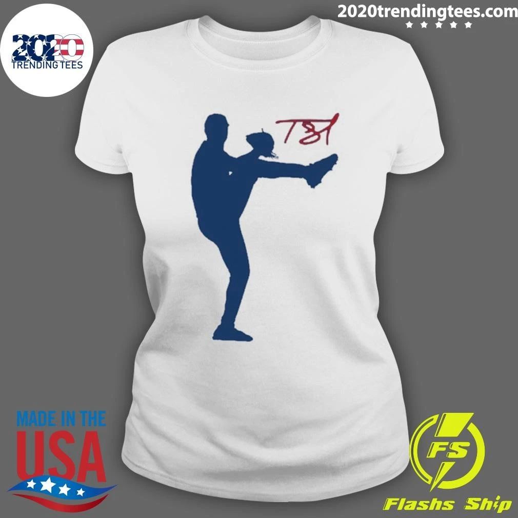 Tarik Skubal Los Angeles Dodgers Silhouette Signature Shirt