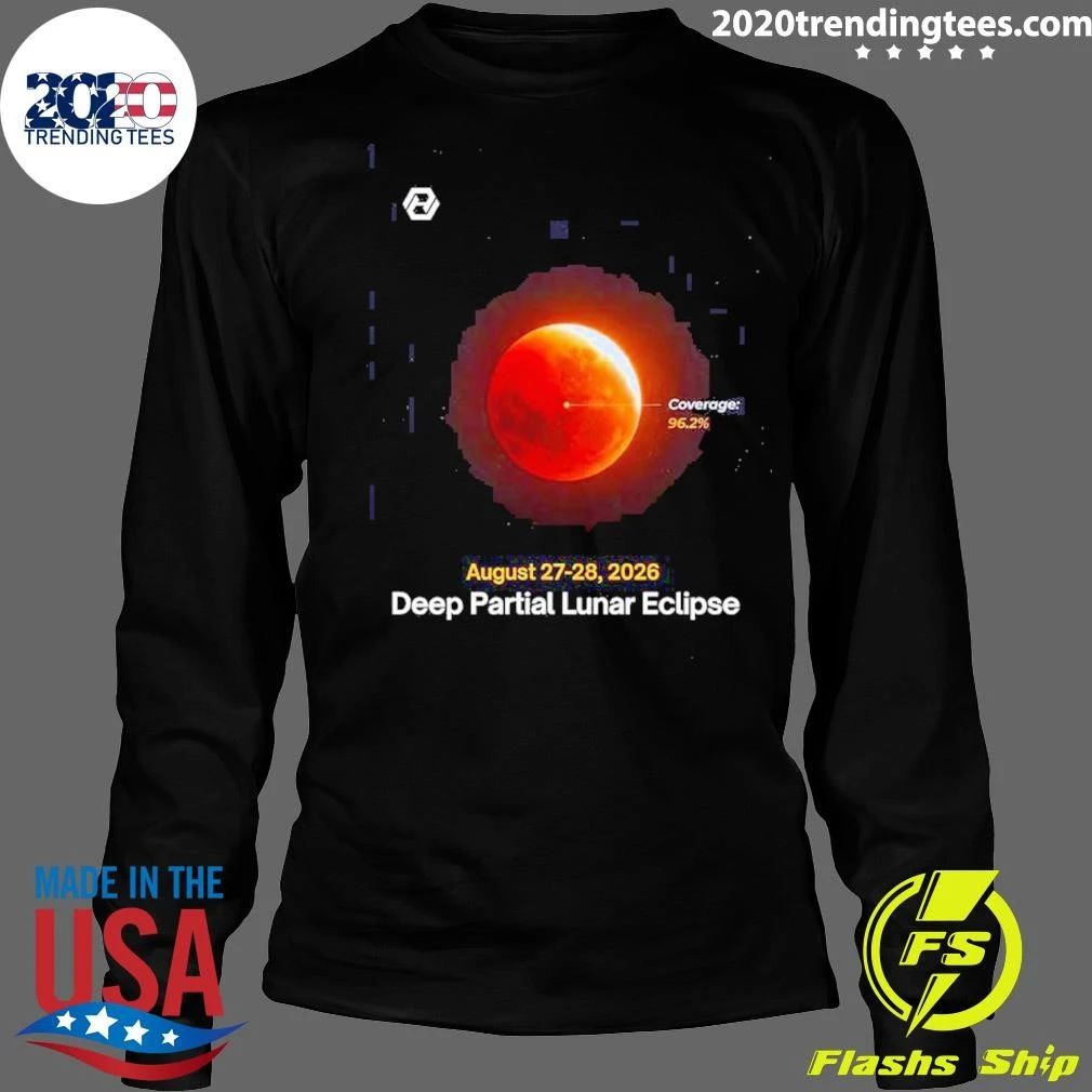 August 2026 Lunar Eclipse Over the United States Shirt