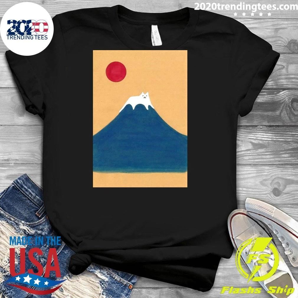 Cat Meow Fuji Retro Shirt