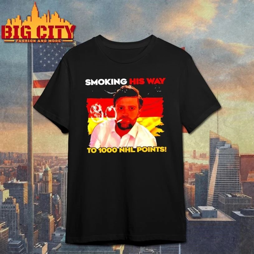 Smoking His Way To 1000 Points T-shirt