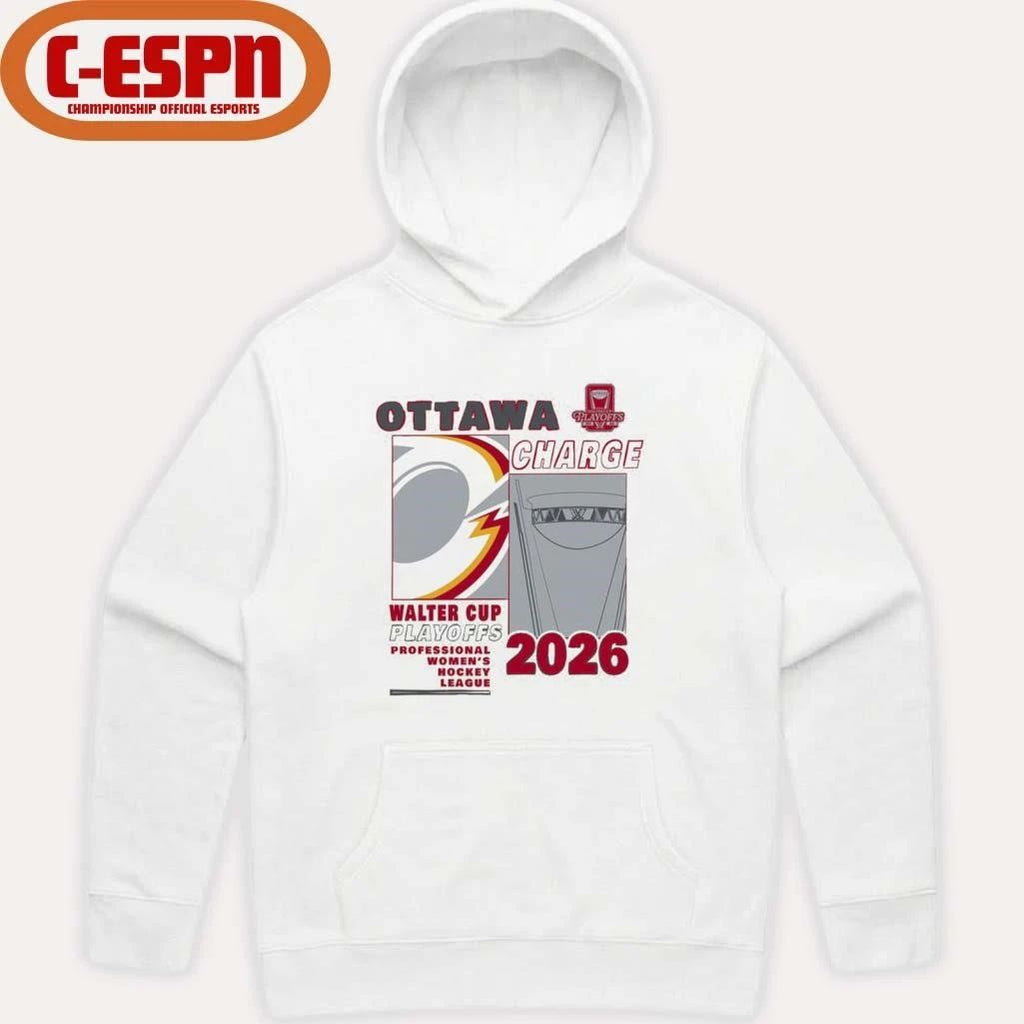 Ottawa Charge 2026 PWHL Walter Cup Playoffs Fragments Shirt