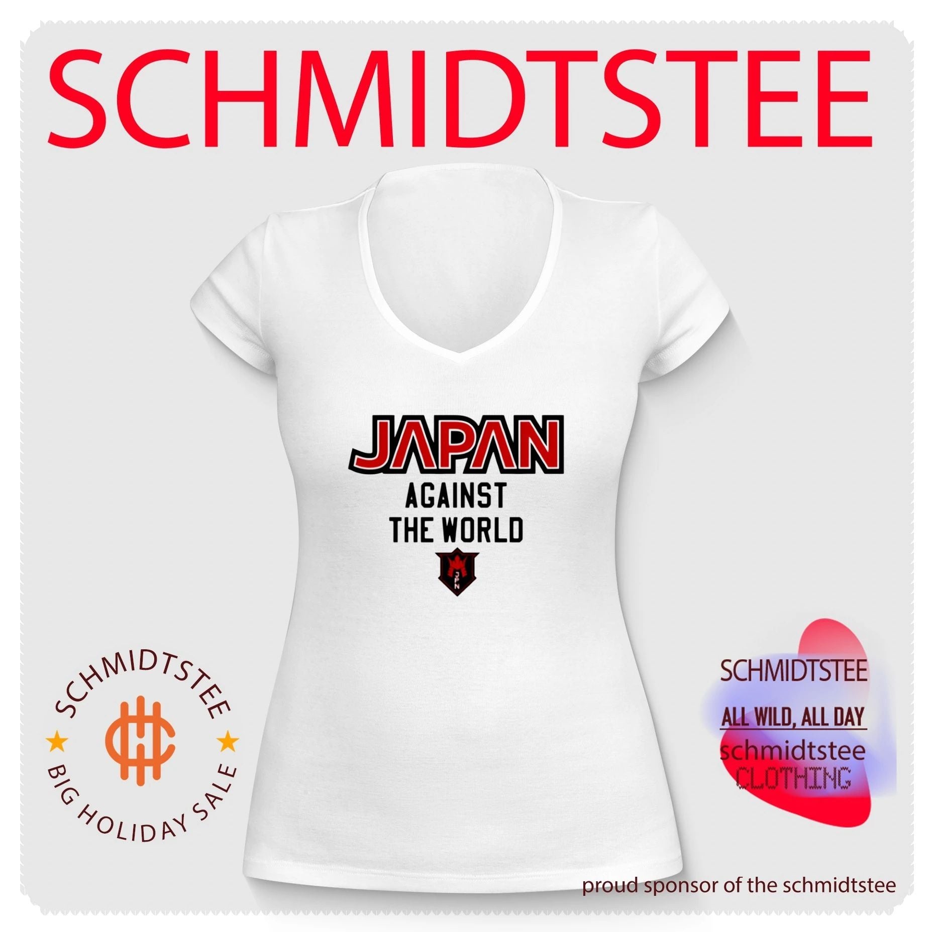 Japan Against The World logo shirt