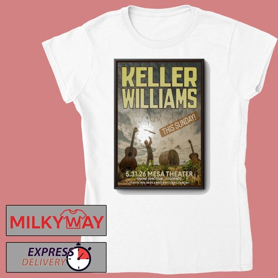 Poster Keller Williams Winter Tour May 31 2026 Mesa Theater LIMITED shirt