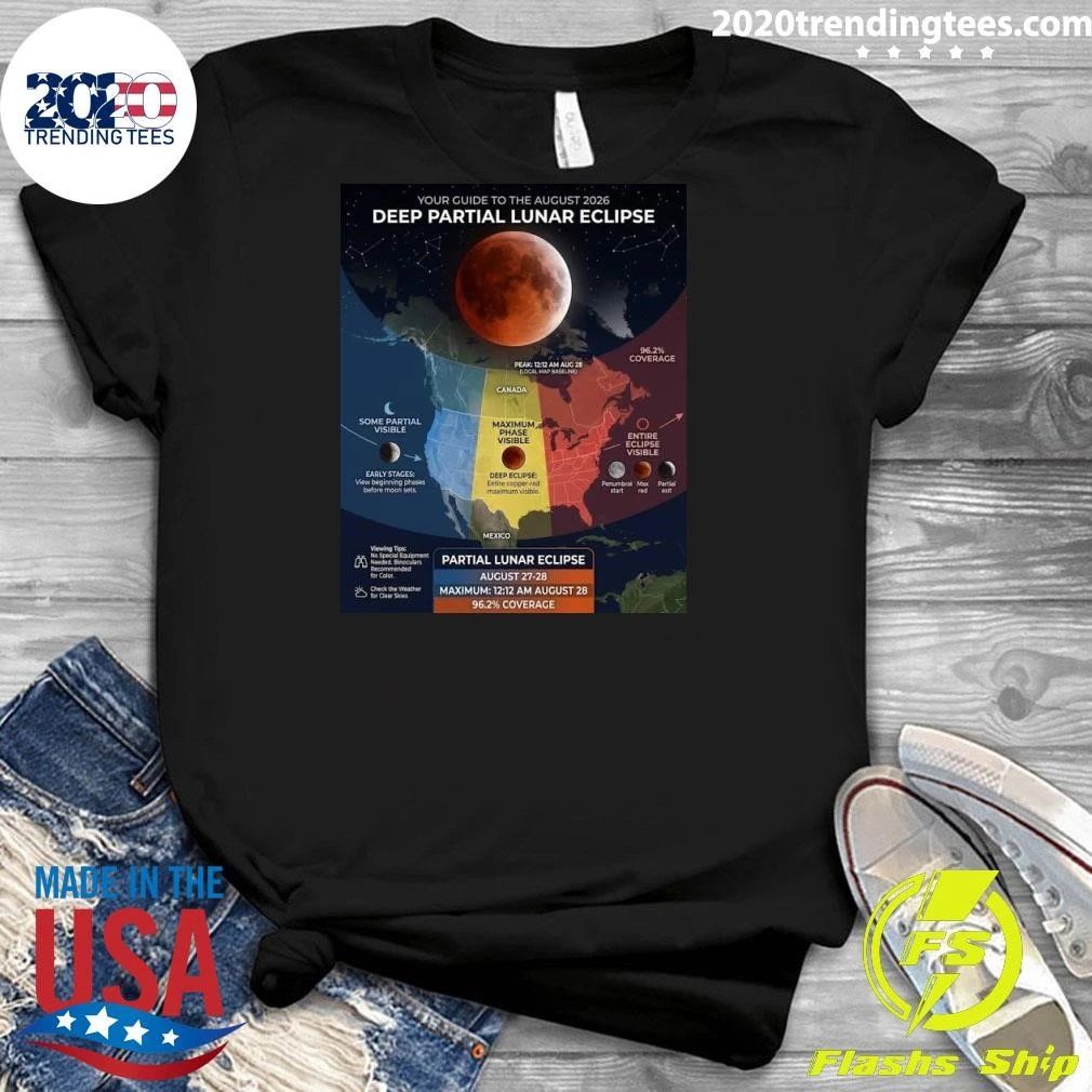 America Watches a Stunning Lunar Eclipse August 27–28, 2026 Shirt