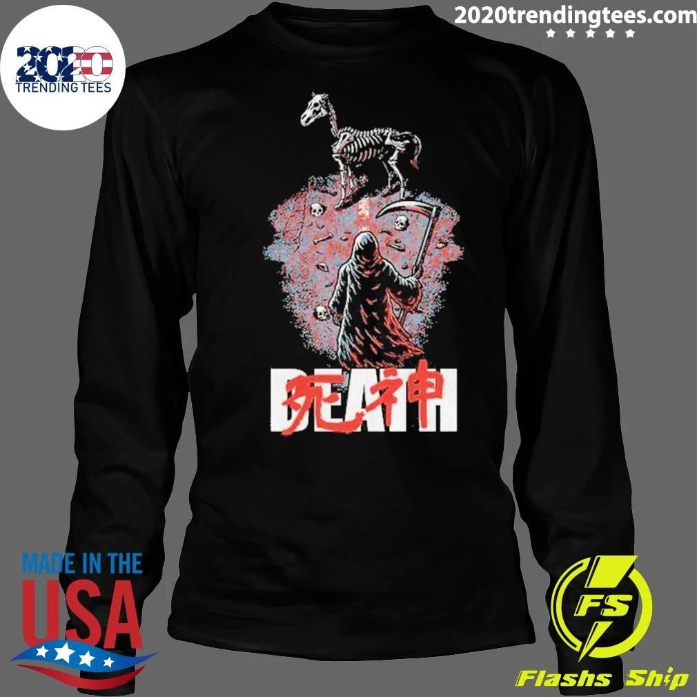 Grim Reaper Akira movie poster Death Rider Anime Shirt