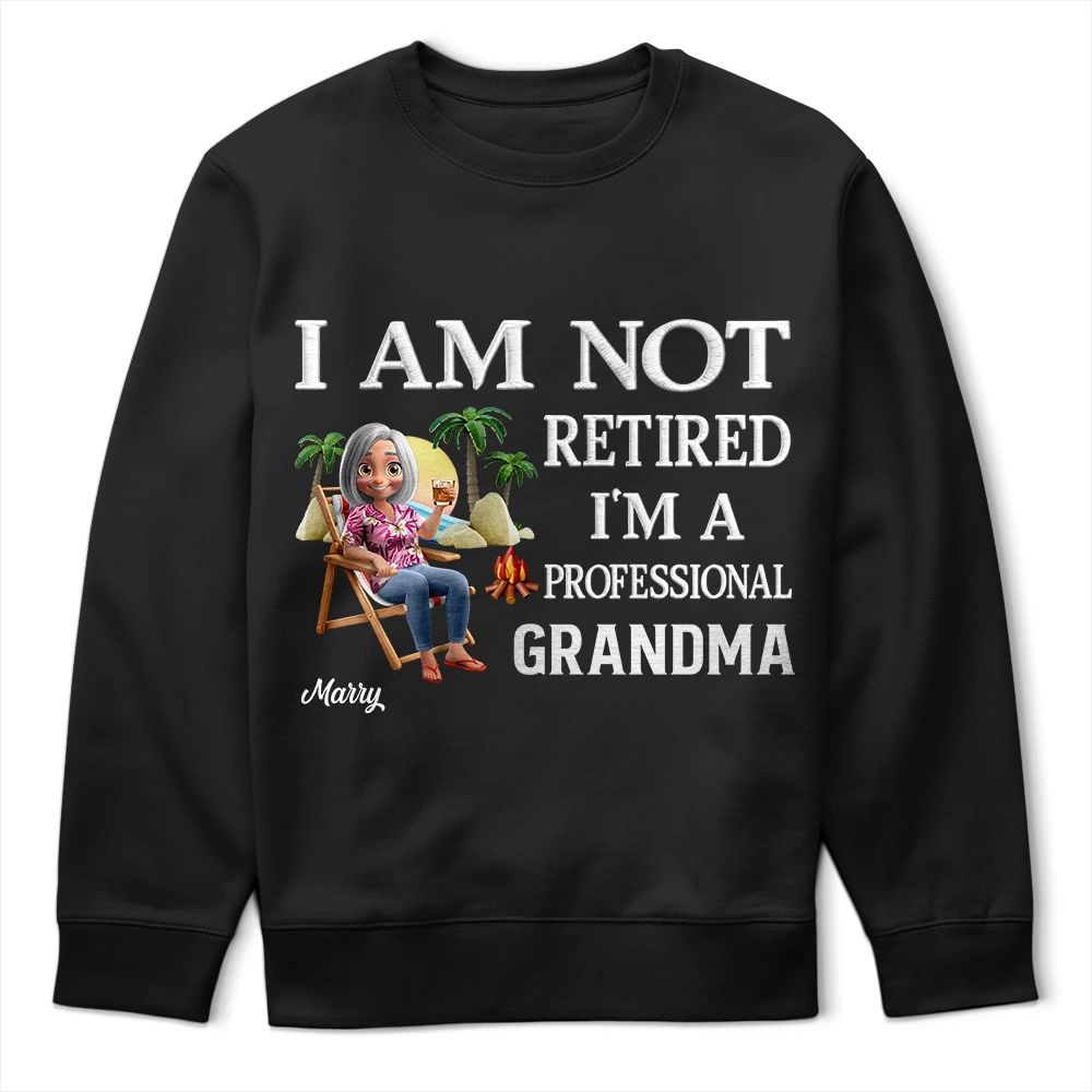 The Legend Has Retired 3D Embroidery Effect - Personalized T Shirt