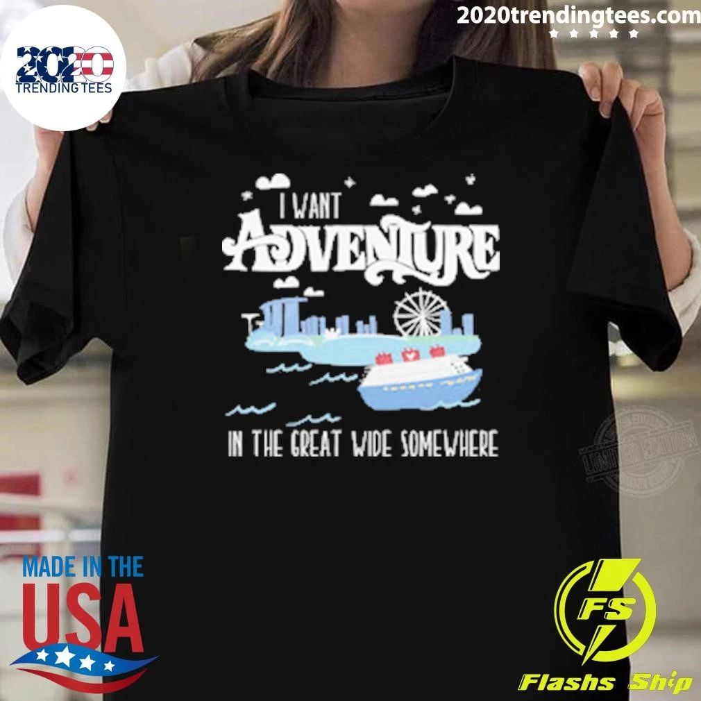 I Want Adventure In The Great Wide Somewhere Beauty and the Beast 1991 Shirt