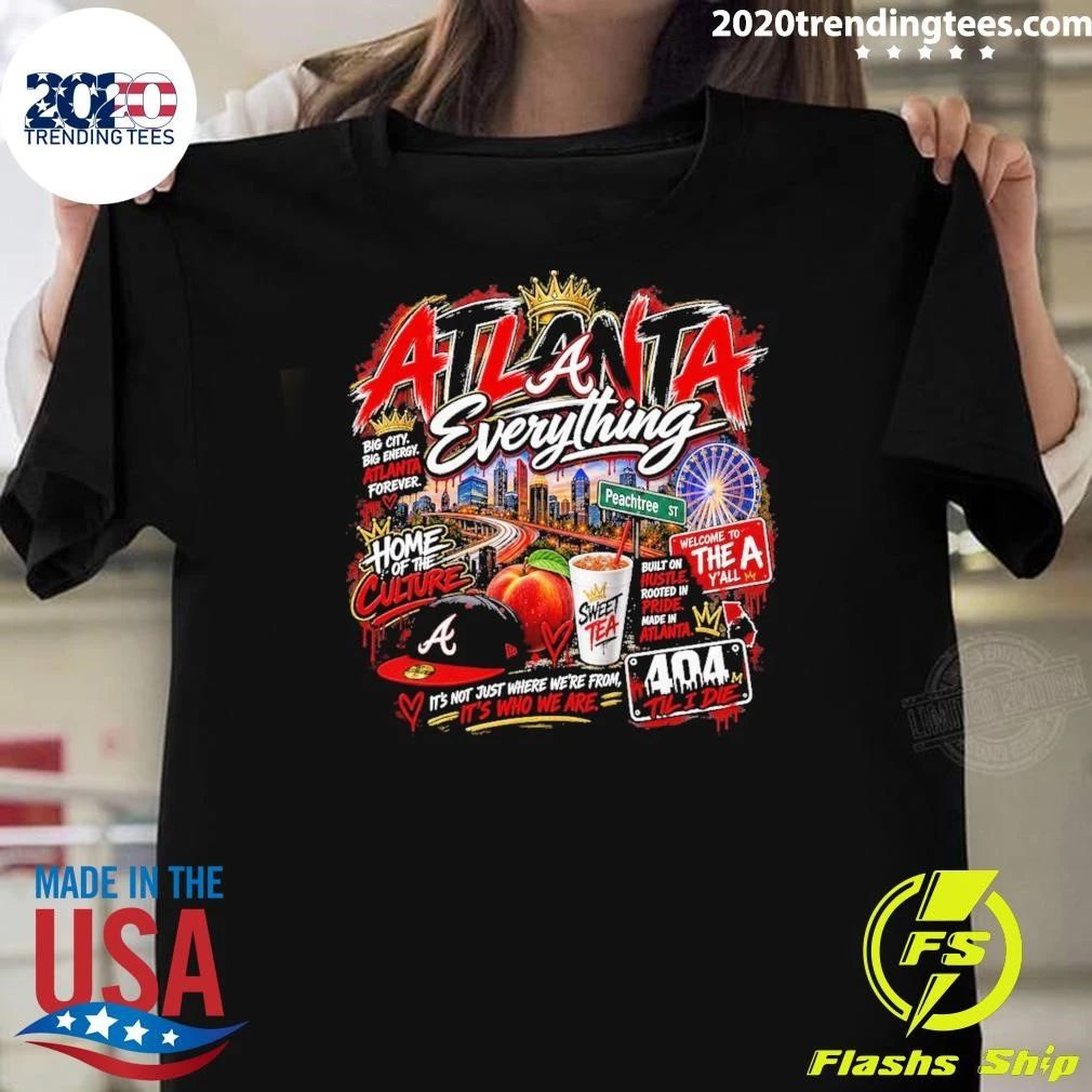 Atlanta Everything Georgia City Pride Graphic Tee Shirt