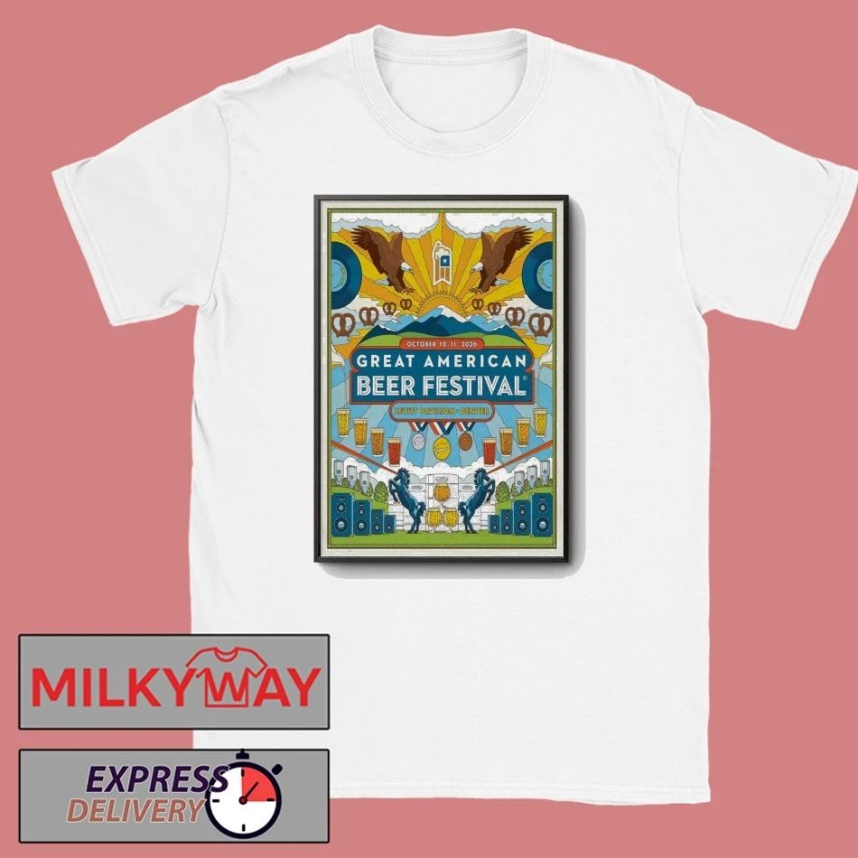 Great American Beer Festival October 10-11, 2026 Poster shirt