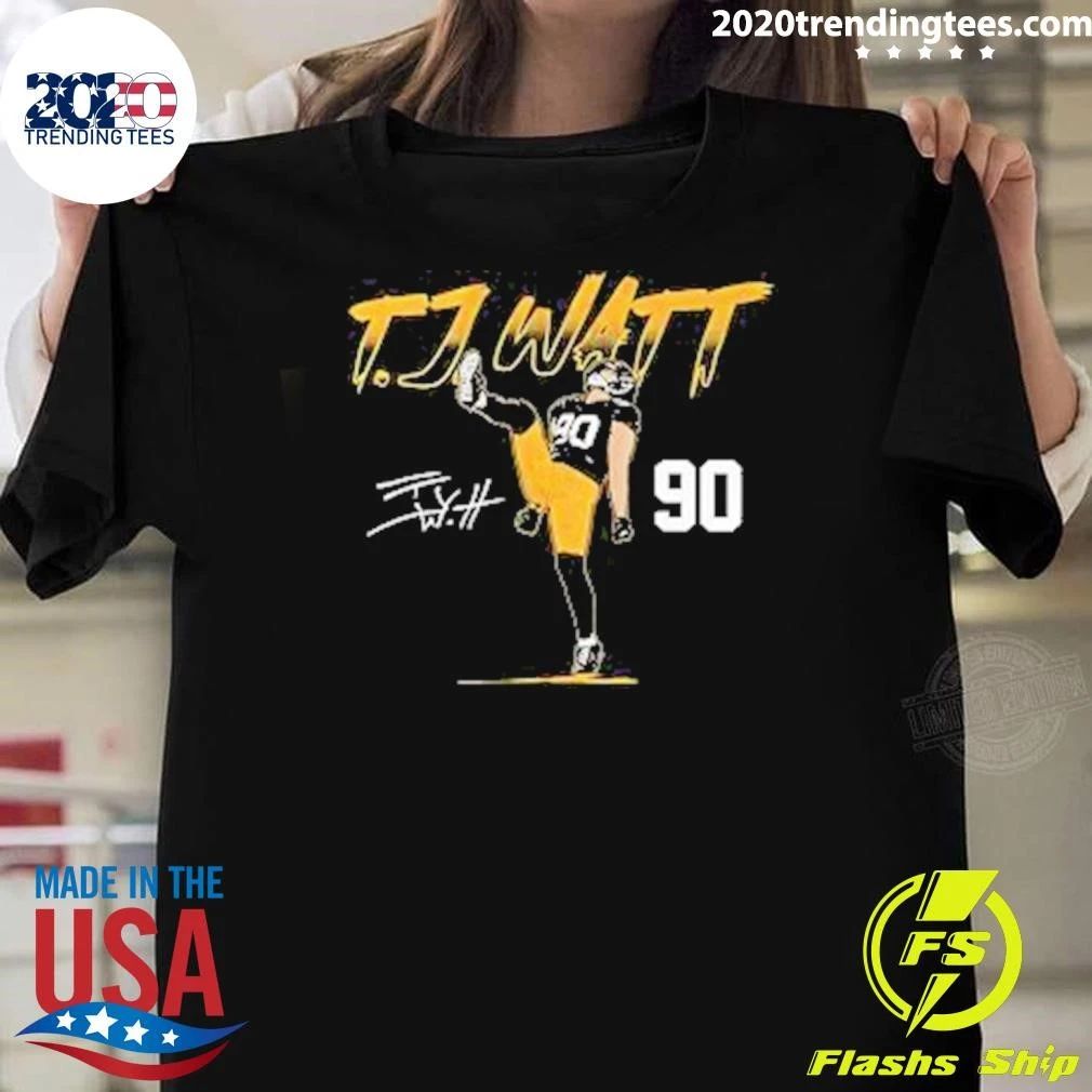 T.J. Watt 90 Pose Signature Shirt