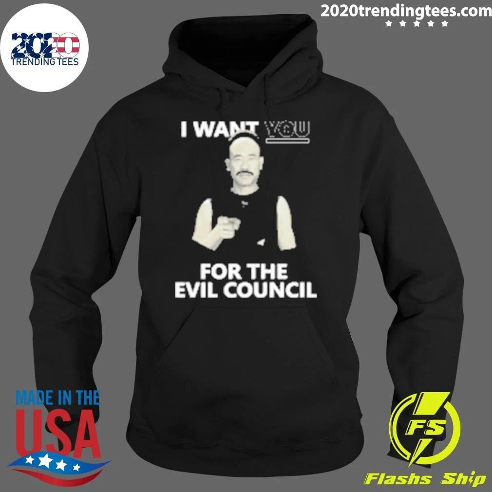 Kung Pow I Want You For The Evil Council Shirt