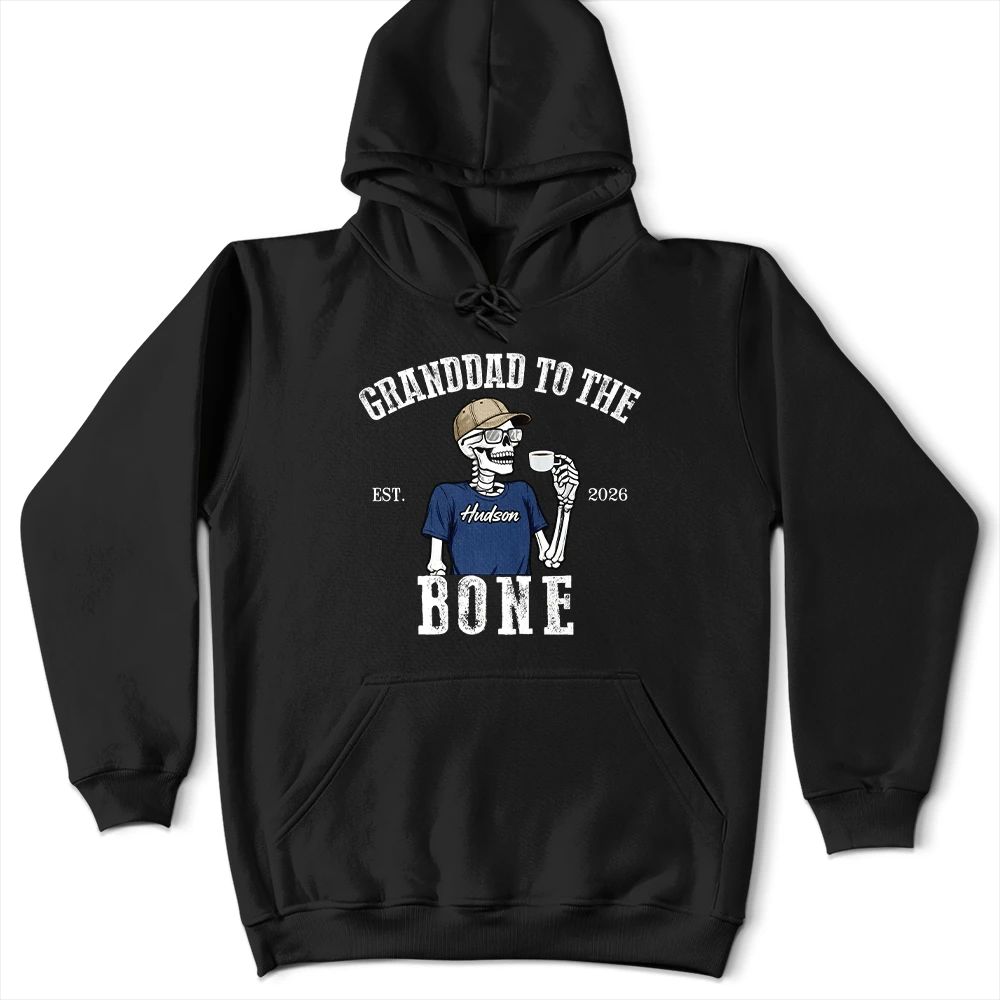 Dad To The Bone - Personalized T Shirt
