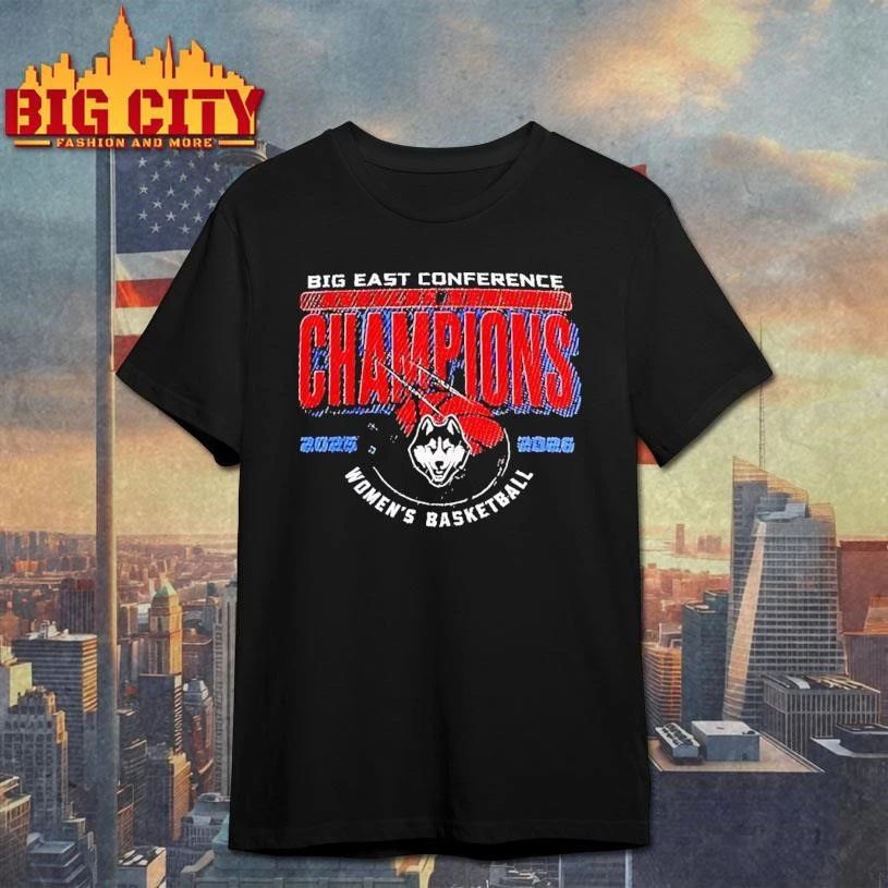 Uconn Huskies 2025-26 Big East Conference Regular Season Champions Classic Shirt