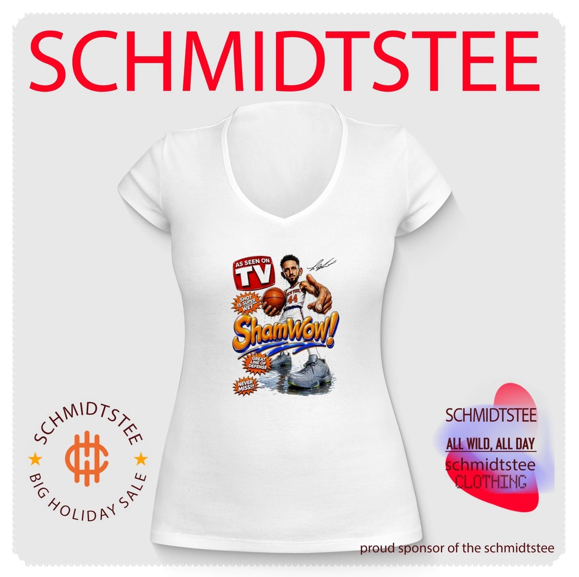 New York Knicks John Starks Dunking ShamWow illustration shirt