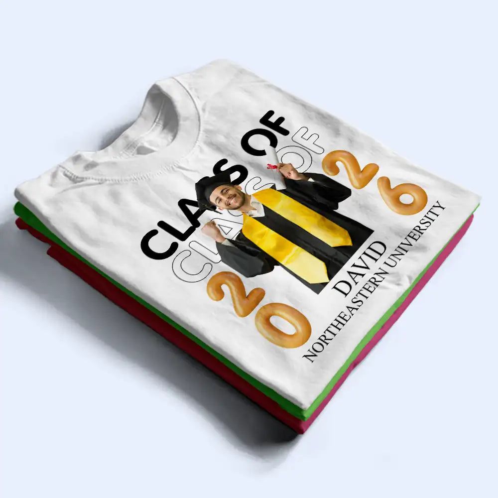 Custom Photo A New Chapter Begins Graduation - Personalized T Shirt
