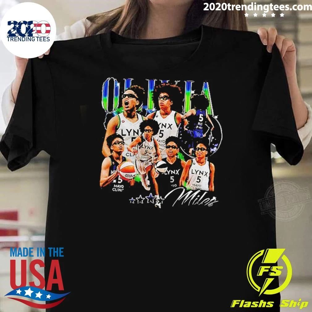 Olivia Miles Minnesota Lynx Basketball Team Wnba Graphic Vintage Shirt