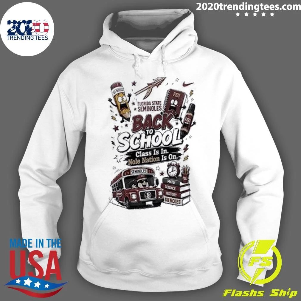 Florida State Seminoles Back To School Class Is In Mascot Shirt