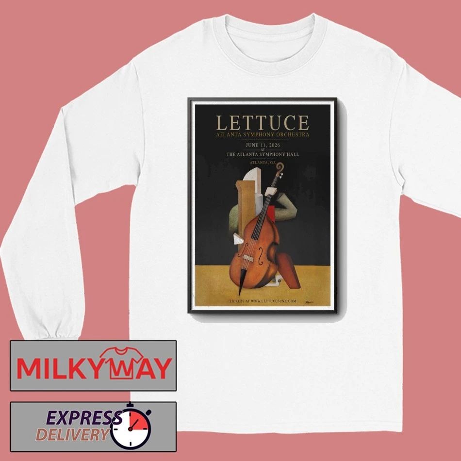 Poster TOUR LETTUCE Atlanta, GA Tour June 11 2026 shirt