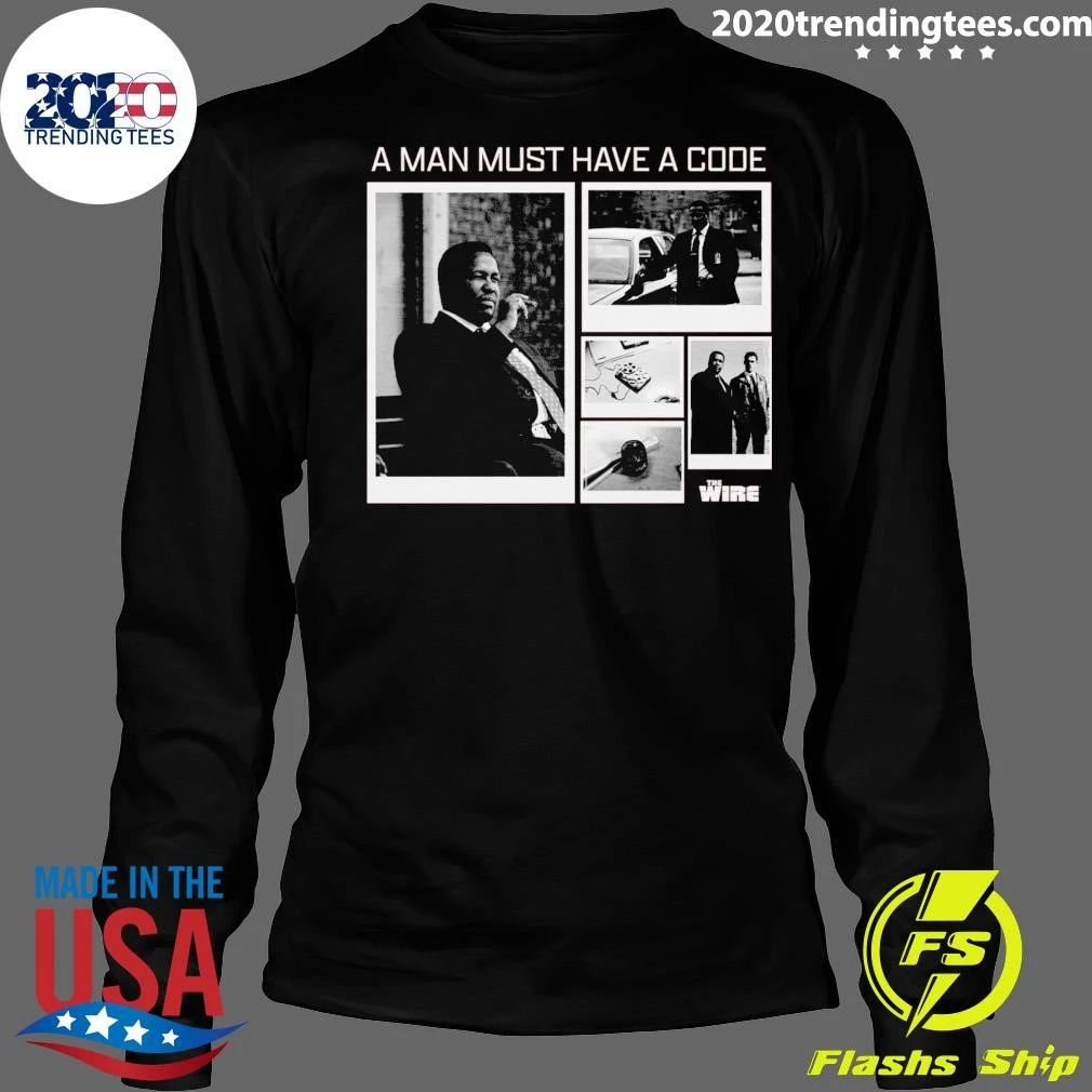 The Wire Oversized A Man Must Have a Code Shirt