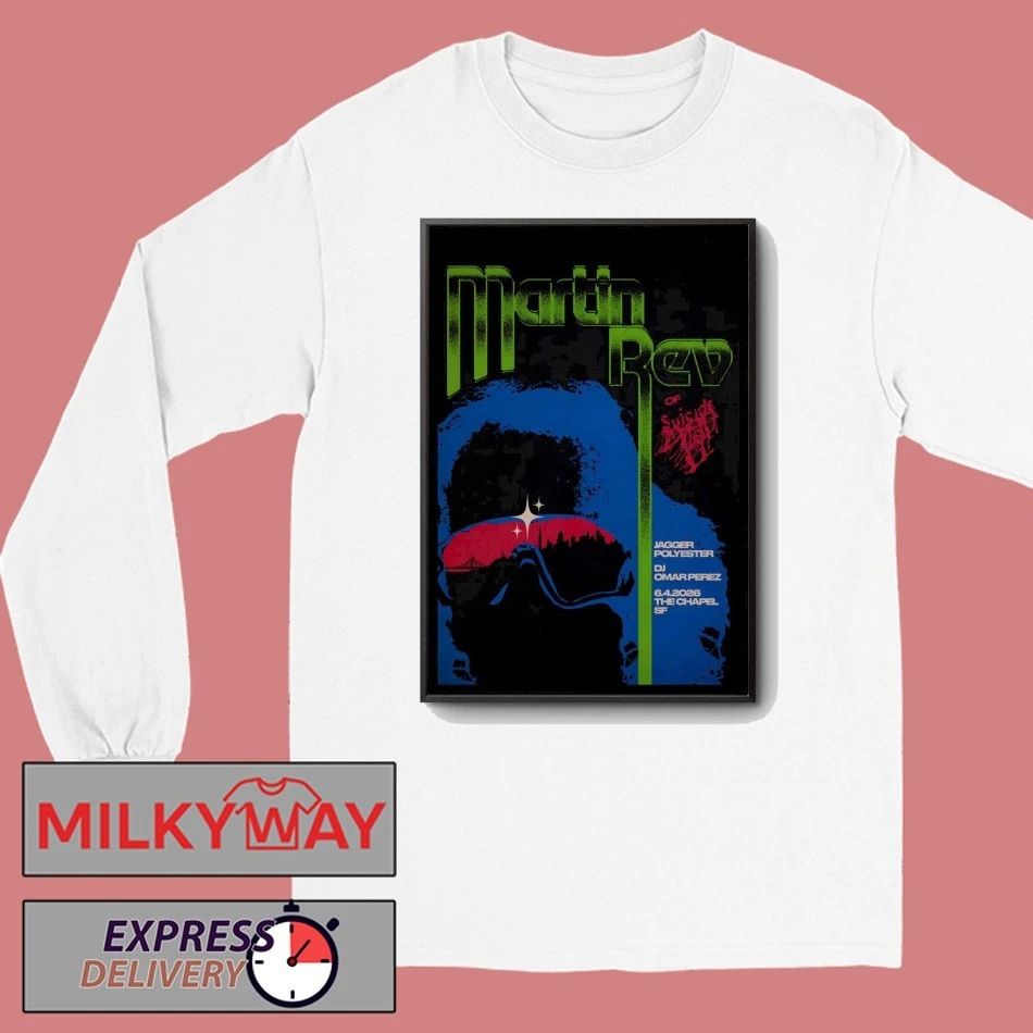 Martin Rev In San Francisco CA On Jun 4 2026 Poster shirt