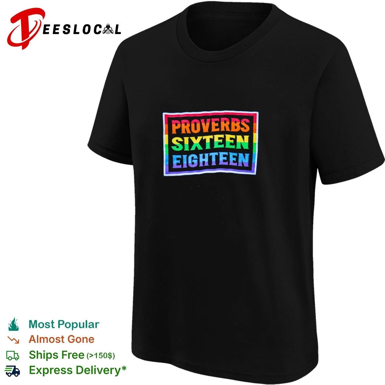 Proverbs Sixteen Eighteen bible verse T-shirt