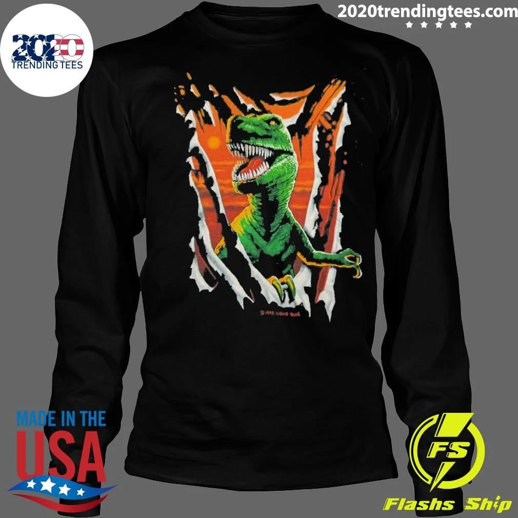 Liquid Blue T-Rex Dinosaur Vintage Shirt