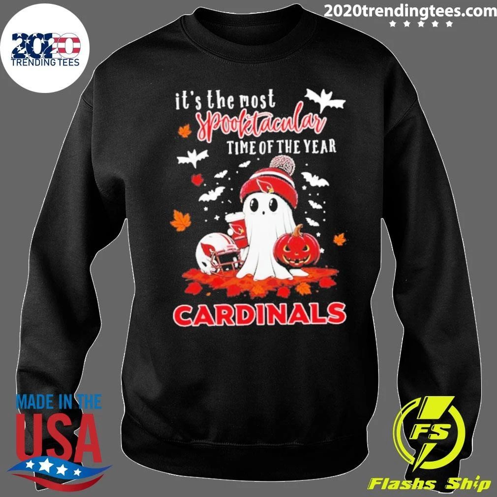 Ghost Halloween 2026 Arizona Cardinals It’s The Most Spooktacular Time Of The Year Shirt